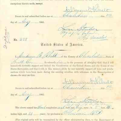 Oath of Andrew B. Rhett
