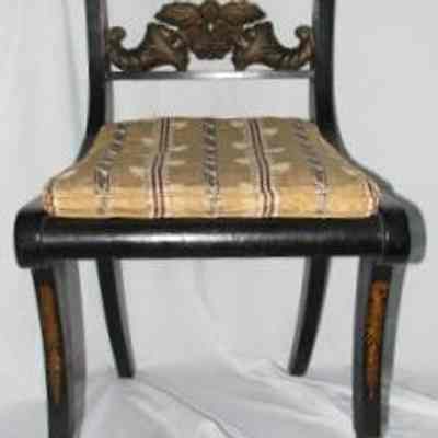 Scroll Back Side Chair, American, Probably New York, C.1815-25