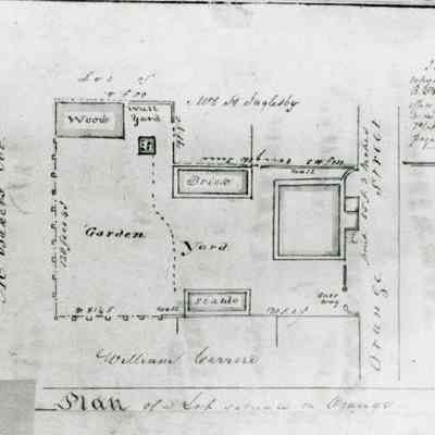 Plat of a Lot of Situated on Orange [7 Orange Street]
