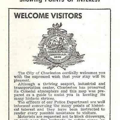 Guide Map of Charleston, South Carolina, Showing Points of Interest