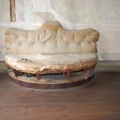 Two Demi Lune Banquettes