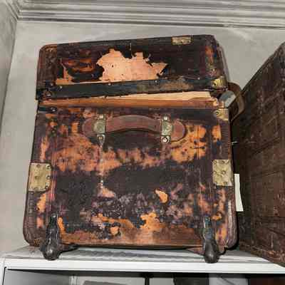 Trunk (Hyde covered trunk with initials NCSH)