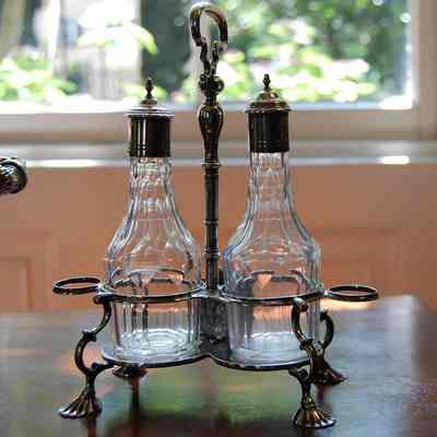 Cruet Stand with Two Bottles