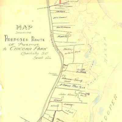 Proposed Route of Avenue to Chicora Park