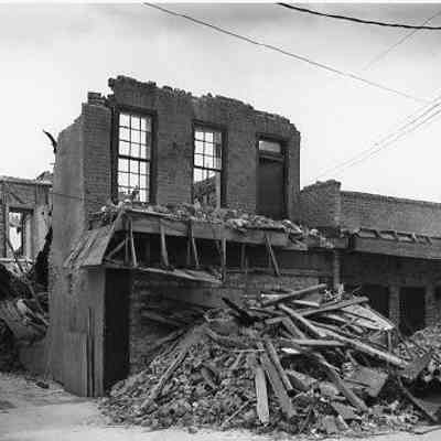 Building in Ruins After Hurricane Hugo