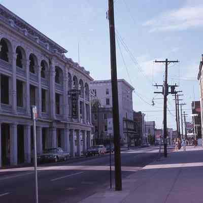Looking North on Meeting Street from the Timrod Hotel