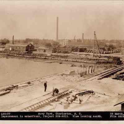 Charleston Navy Yard Buildings and Waterfront