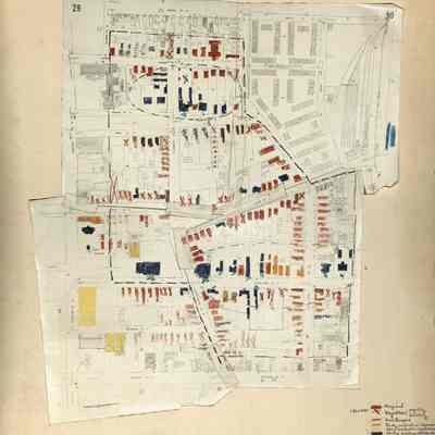 Wraggboro [sic], Residential Area #6: Preliminary Study Sheet [Map]
