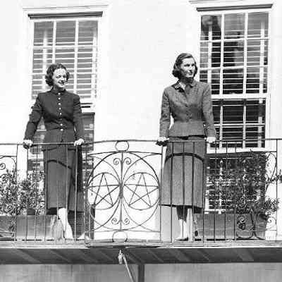 Hunky Cheves and Anne Bee Rhett, Early Festival Hostesses