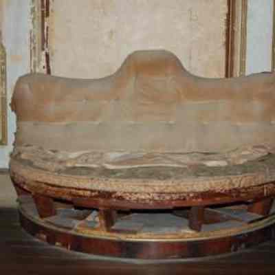 Two Demi Lune Banquettes