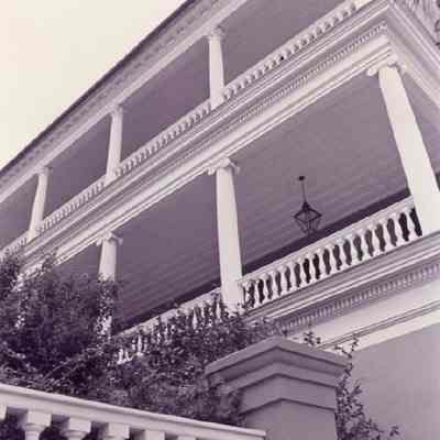 Piazzas and Balustrade, 51 East Bay Street (Caspar Christian Schutt House)