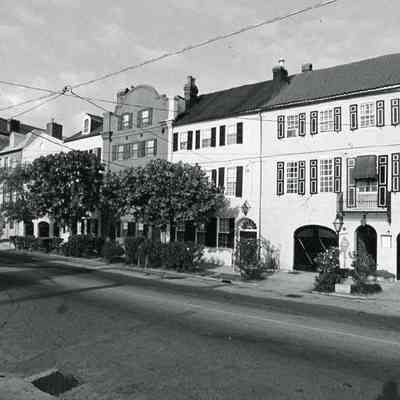 Rainbow Row Houses from 83-101 East Bay Street