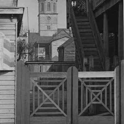 On Calhoun Street Looking Toward Second Presbyterian Church [116 Calhoun Street]