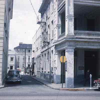 West on Courthouse Square to Meyer Peace House (8 Courthouse Square)