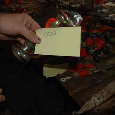 Mercury Glass Doorknob Set