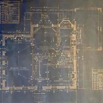 17 Longitude Lane Original Blueprints