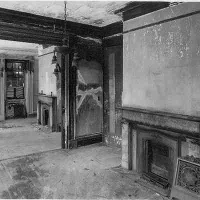 72 Anson Street (Kohne Leslie House) Upstairs Drawing Room, Before and After