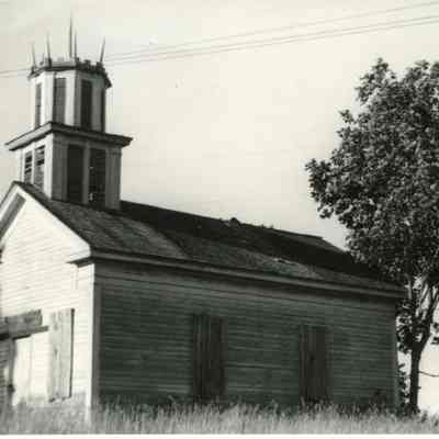 Claquato Church before renovation/1947: Copyright: no; Origformat: Print-Photographic