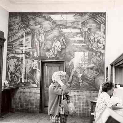 Mural in the Centralia Post Office