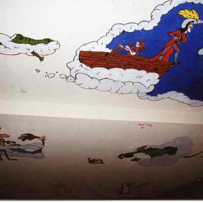 Chehalis Theater Murals/Auditorium/Chehalis,WA: Copyright: no; Origformat: Print-Photographic