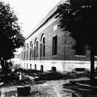 US Post Office, Chehalis, WA almost complete: Copyright: yes; Origformat: Artifact