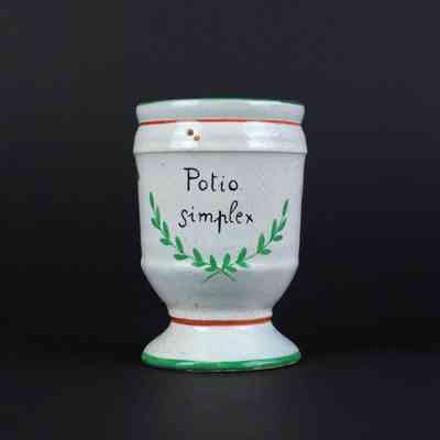 Apothecary Jar: "Potio. Simplex"