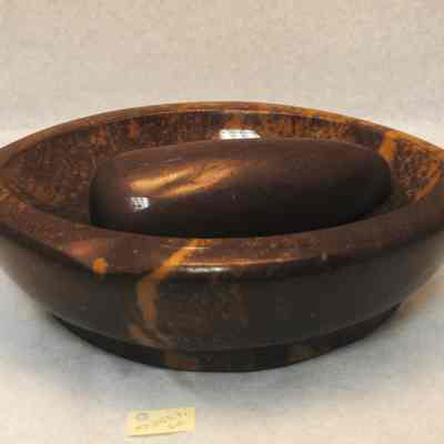 Hardstone (Porphyry) Mortar and Pestle