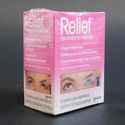Relief Eye Drops for Red Eyes