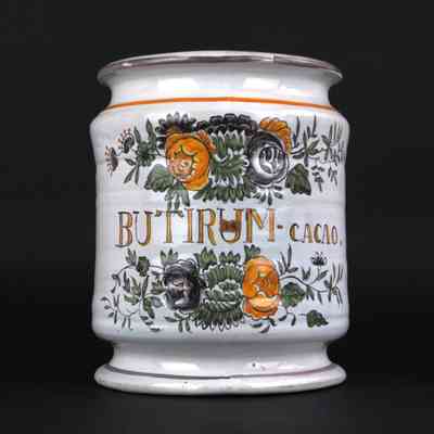 Apothecary Vessel, "Butirum-cacao"