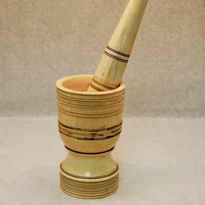 Ivory Mortar and Pestle
