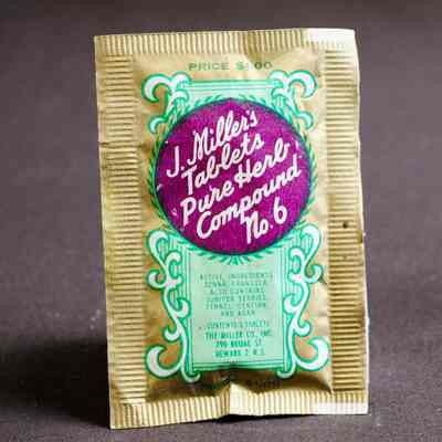 J. Miller's Tablets, Pure Herb Compound No. 6