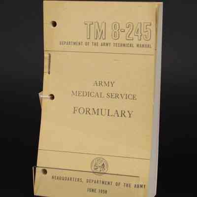 Army Medical Service Formulary