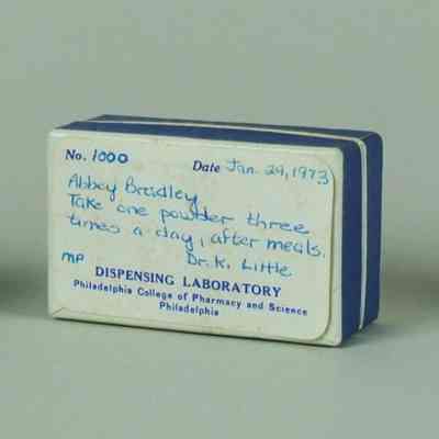 PCPS Prescription Box for Abbey Bradley