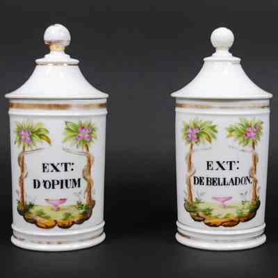 Apothecary Jar, "EXT: D'OPIUM" [Opium Extract]