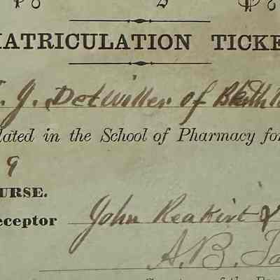 Matriculation Ticket