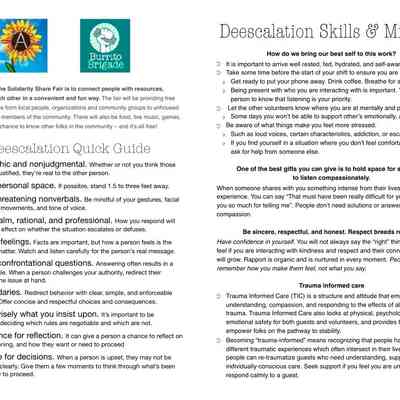 Deescalation Skills & Mindset