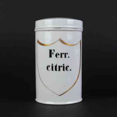Apothecary Jar, "Ferr. citric."
