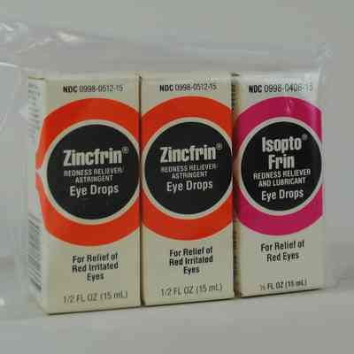 Zincfrin Redness Reliever and Lubricant Eye Drops