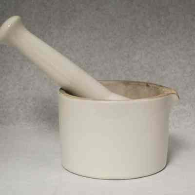 Porcelain Mortar and Pestle
