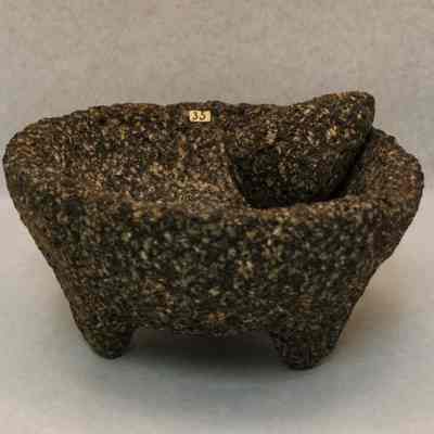 Igneous (Volcanic) Rock Molcajete