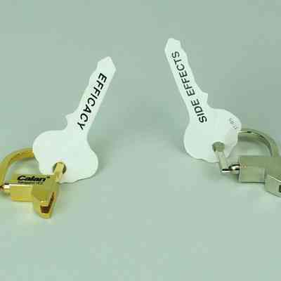 "Calan (Verapamil HCL)" Metal Keychain with Paper Keys
