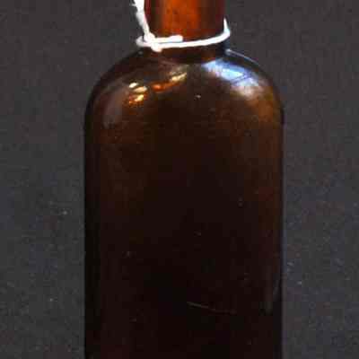 Glass Medicine Bottle