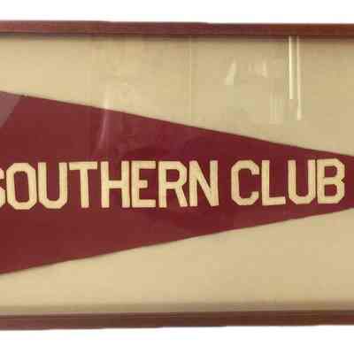 "Southern Club" Philadelphia College of Pharmacy Pennant Flag