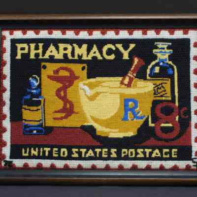 Needlepoint of U.S. Postage Stamp (#1473)