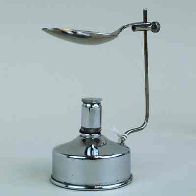 Alcohol Lamp and Spoon