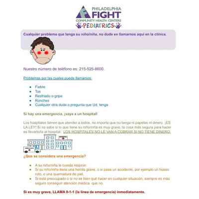 Immigrant Health (Spanish Language)