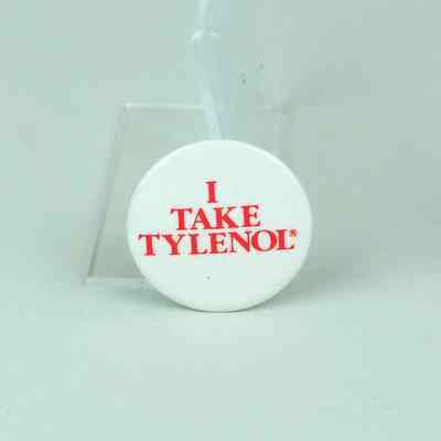 "I Take Tylenol" Pin