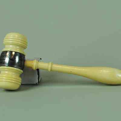 Gavel Presented to Charles La Wall