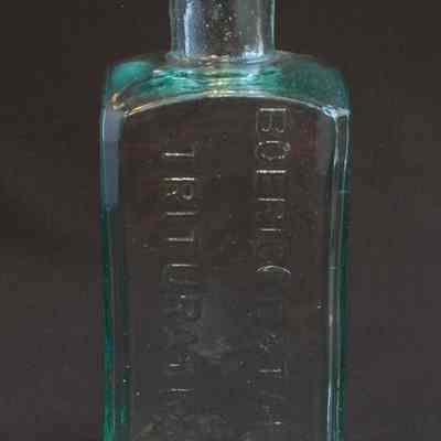 Glass "Triturations" Bottle