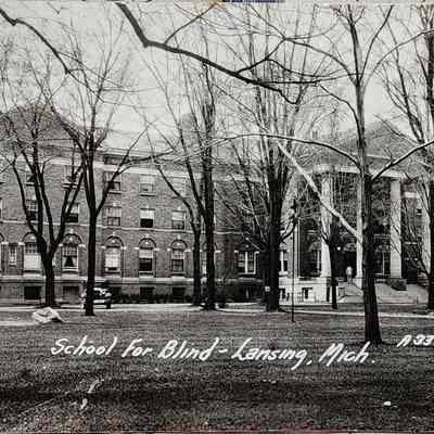 School for Blind, Lansing, Mich. RPPC